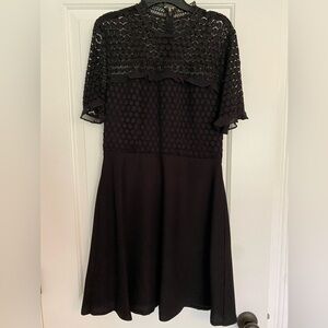 Fit and Flare Black Dress